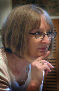Leigh at writers' conference