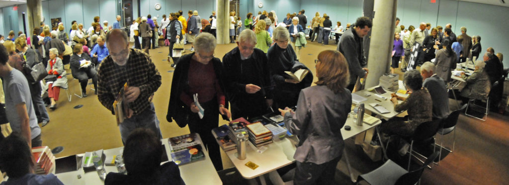 Crowded booksigning
