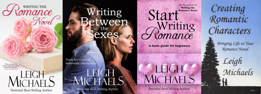 Selection of Leigh's books on writing